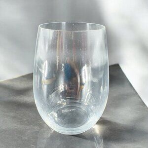 Marquis Waterford Stemless Wine Glass Tumbler Single Clear Crystal Glass Cup VTG